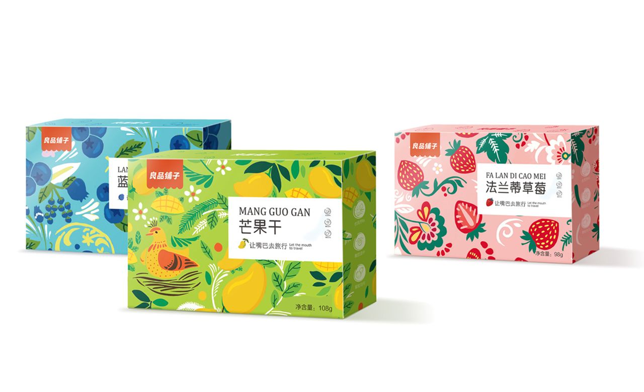 北京壹峰创新出品良品铺子包装设计